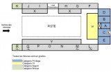 Plan du manège du Cadre Noir